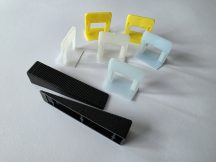 Burkolólap- és csempeszintező ék fekete 100 db/csomag